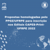 Homologação de propostas - CAPES PrInt UFRPE