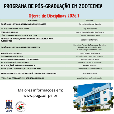Disciplinas 2026.1